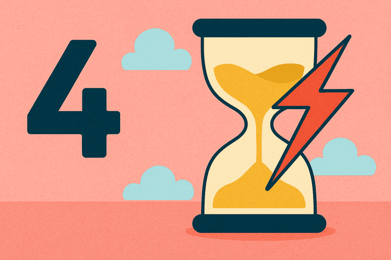 Egg timer and lightening bolt